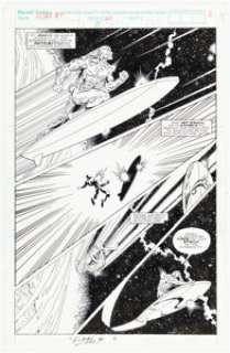 Ron Lim and Terry Austin What If...? #22 Silver Surfer Story Page 2 Original Art (Marvel, 1991). | Heritage