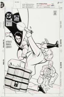 Mike Parobek and Rick Burchett The Batman Adventures #14 Cover Original Art (DC, 1993). | Heritage