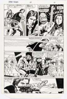 David Mazzucchelli and Tom Palmer Star Wars #84 Story Page 17 Original Art (Marvel, 1984). | Heritage