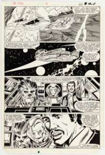 Ron Frenz and Tom Palmer Star Wars #74 Story Page 17 Original Art (Marvel, 1983). | Heritage