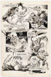 Frank McLaughlin and Rudy Nebres Deadly Hands of Kung Fu #10 Iron Fist Story Page 10 Original Art (Marvel, 1975). | Heritage