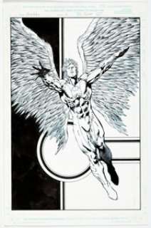 Aaron Lopresti and Tim Townsend Excalibur #11 Cover Original Art (Marvel, 2005). | Heritage