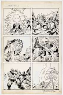 Al Milgrom and Steve Leialoha Secret Wars II #9 Story Page 24 Original Art (Marvel, 1985). | Heritage