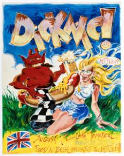 S. Clay Wilson "Dicknic!" Checkered Demon Illustration Original Art (1983). | Heritage