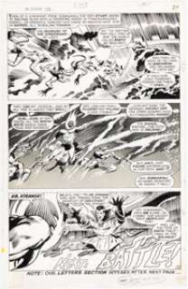 Gene Colan and Tom Palmer Doctor Strange #172 Story Page 20 Original Art (Marvel, 1968). | Heritage