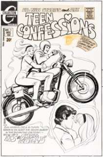 Art Cappello Teen Confessions #71 Cover Original Art (Charlton, 1971). | Heritage