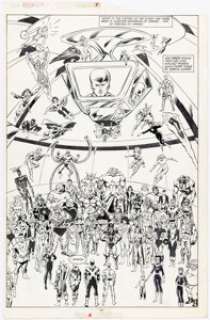 Ron Wilson and Mike Gustovich What If...? #1 Splash Page 11 Original Art (Marvel, 1989). | Heritage