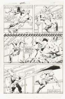 Jim Starlin and Al Milgrom Dreadstar #5 Story Page 18 Original Art (Marvel/Epic, 1983). | Heritage