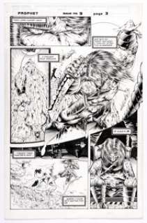 Stephen Platt and Marlo Alquiza Prophet #9 Story Page 3 Original Art (Image, 1994). | Heritage