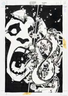 Scott McDaniel and John Dell Hourman #3 Cover Original Art (DC, 1999). | Heritage