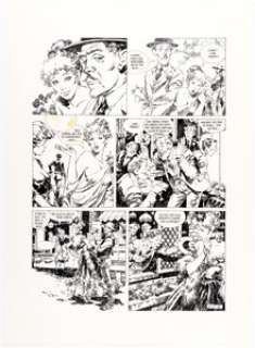 Jose "Pepe" Gonzalez Cimoc Chantal Story Page 6 Original Art (Norma Editorial, c. 1984). | Heritage