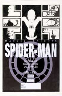 Marco Rudy Marvel Knights: Spider-Man #1 Cover Original Art (Marvel, 2013).