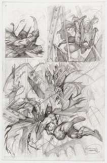 Saverio Tenuta - Batman Sample Story Page Original Art (undated).