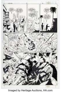 Peter Gross and Ryan Kelly Lucifer #12 Story Page 14 Original Art (DC, 2001).