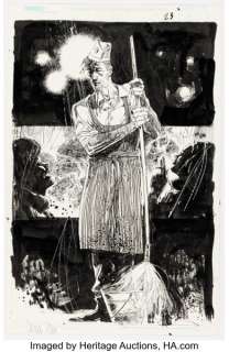 Ashley Wood Hellspawn #4 Splash Page 23 Original Art (Image, 2000). | Heritage