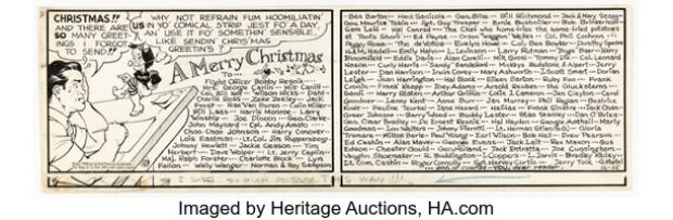 Al Capp Li’l Abner Daily Comic Strip Original Art dated 12-25-45 (United Feature Syndicate, 1945). | Heritage