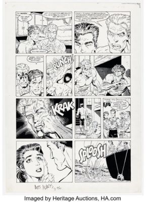 Arthur Adams and Terry Austin Universal Monsters: Creature from the Black Lagoon Story Page 37 Original Art (Dark Horse, 1993). | Heritage
