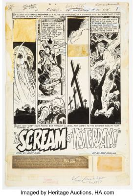 Jack Sparling Challengers of the Unknown #70 Story Page 1 Original Art (DC, 1969). | Heritage