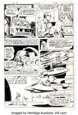 Kurt Schaffenberger and Dave Hunt The New Adventures of Superboy #17 Story Page 5 Original Art (DC, 1981). | Heritage