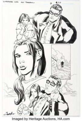 Koi Turnbull and Sandra Hope Superman Confidential #7 Story Page 20 Original Art (DC, 2007).