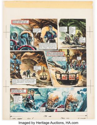 Gerry Wood Look and Learn August 5th 1978 Trigan Empire Story Page 24 Original Art (IPC, 1978).