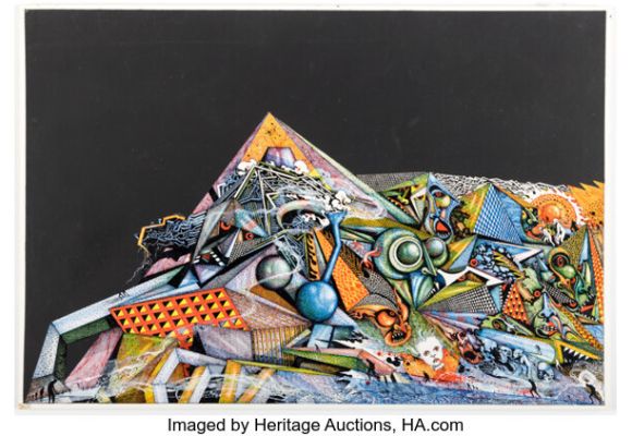 Ian Miller Long After Midnight Cover Illustration Original Art (Bantam, 1978). | Heritage