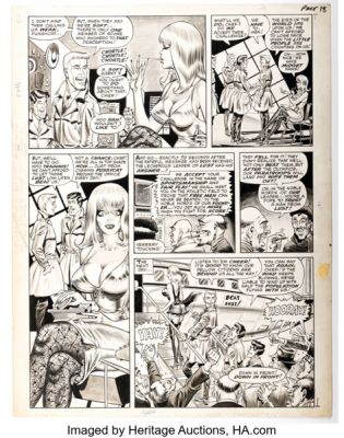 Bill Ward Stag Annual #4 Pussycat Story Page 2 Original Art (Marvel/Atlas Magazines, 1967). | Heritage
