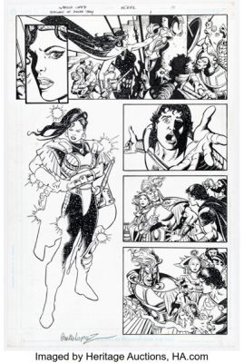 José Luis García-Lopez and George Pérez DC Special: Return of Donna Troy #1 Story Page 16 Original Art (DC, 2005). | Heritage