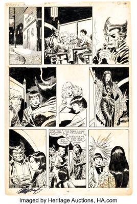 John Buscema and Al Williamson Wolverine #4 Jessica Drew Story Page 12 Original Art (Marvel, 1988).