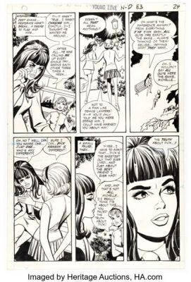 Win Mortimer and Vince Colletta Young Love #83 Story Pages Original Art Group of 5 (DC, 1970). (Total: 5 Original Art) | Heritage