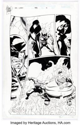 Adam Kubert and Tim Townsend The Uncanny X-Men #384 Wolverine and Phoenix Story Page 9 Original Art (Marvel, 2000). | Heritage