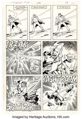 Sal Buscema and Kim DeMulder The Incredible Hulk #286 Story Page 14 Original Art (Marvel, 1983). | Heritage