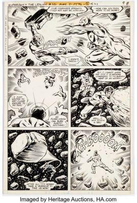 Jim Starlin and Dave Hunt Superboy & the Legion of Super-Heroes #251 Story Page 7 Original Art (DC, 1979). | Heritage