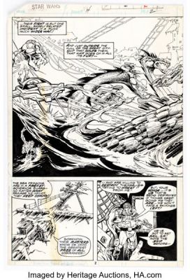 Carmine Infantino and Terry Austin Star Wars #14 Story Page 2 Original Art (Marvel, 1978). | Heritage