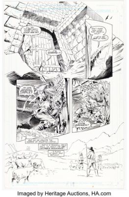Seppo Makinen and Bob Downs Pilgrim’s Progress Story Page 69 Original Art (Marvel, 1992). | Heritage