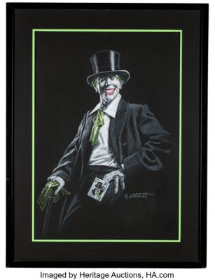 Greg Hildebrandt - Joker Illustration Original Art (2016). | Heritage