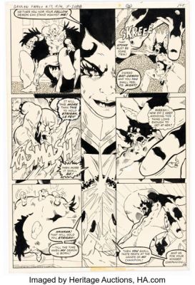 Michael Golden The Batman Family #17 Demon and Man-Bat Story Page 15 Original Art (DC, 1978). | Heritage