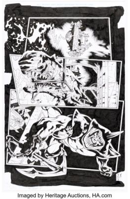Paul Davidson and Alex Lins Namor #4 Story Pages 16-17 Original Art (Marvel, 2024).