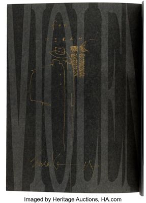 Dave McKean Violent Cases Graphic Novel Remarqued Sketch Original Art (Escape Publishing, 1987). | Heritage