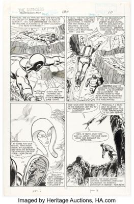 John Buscema and Tom Palmer The Avengers #288 Story Page 10 Original Art (Marvel, 1988). | Heritage