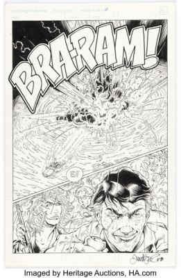 Tim Vigil, Gary Amaro, and Tim Tyler Zero Tolerance #3 Story Page 23 Original Art (First, 1990).