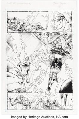 Steven Hughes Lady Death #1 Story Page 5 Original Art (Chaos!, 1998). | Heritage