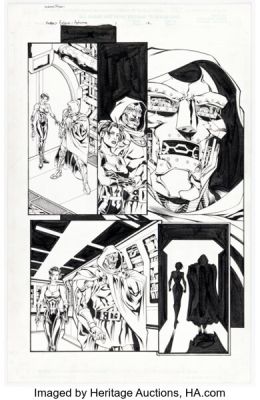 Michael Ryan and Don Hillsman Heroes Reborn: Ashema #1 Story Page 12 Original Art (Marvel, 2000).
