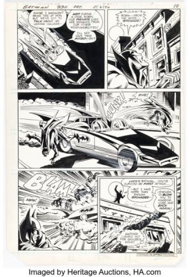 Irv Novick and Vince Colletta Batman #330 Story Page 8 Original Art (DC, 1980). | Heritage