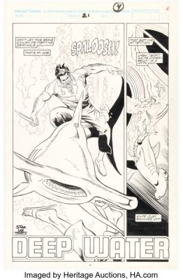 Tod Smith and Tony DeZuniga The Punisher War Journal #21 Story Page 4 Original Art (Marvel, 1990). | Heritage