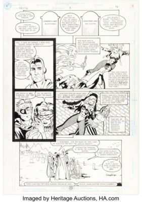 Dusty Abell and Mark McKenna Green Lantern Corps Quarterly #3 Story Page 4 Original Art (DC, 1992).
