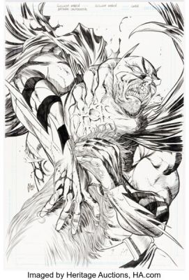 Guillem March Batman Confidential #32 Cover Original Art (DC, 2009).