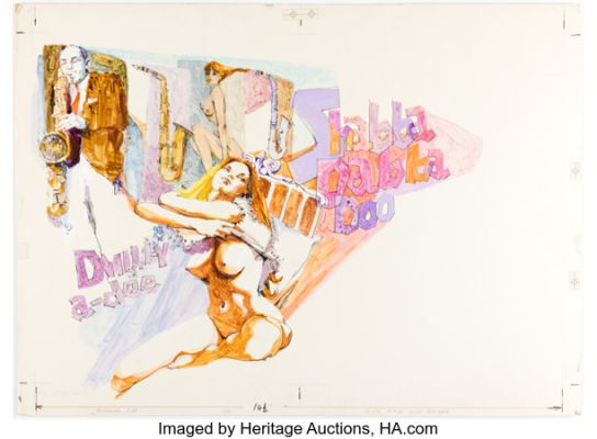Hal Ashmead - Jazz Magazine illustration Original Art (c.1960s-70s). | Heritage