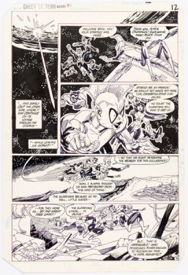 Gil Kane Tales of the Green Lantern Corps Annual #1 Story Page 9 Original Art (DC, 1985). | Heritage