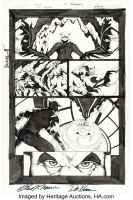 Don Kramer and Keith Champagne JSA: Classified #9 Story Page 10 Original Art (DC, 2006). | Heritage